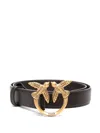 Pinko Belts Brown In Black