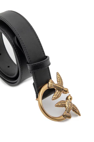 Pinko Belts In Nero Antique Gold Nero