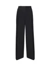 Pinko Benedetti Pants In Blended Wool In Black