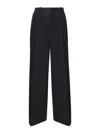 Pinko Benedetti Pants In Blended Wool In Black