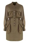 Pinko Green Benvenuto Dress