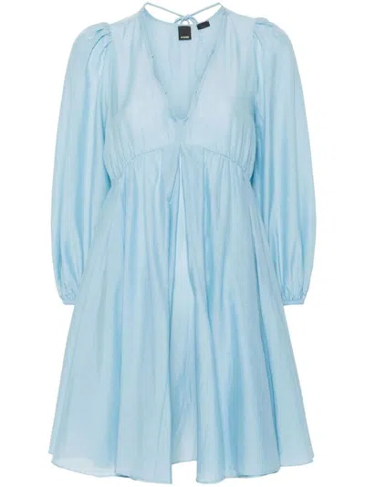 Pinko Beowulf Mini Dress In Blue