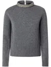 Pinko Berlino Pull Blend Wool In Gray
