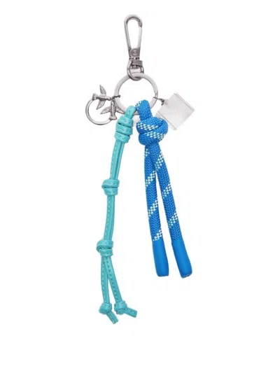 Pinko 'berry Keychain' Key Ring In Blue