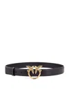 Pinko Love Berry Belt In Black