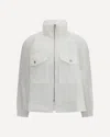Pinko Beth Jacket With Transparent Inserts In Gray