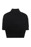 Pinko Beverino Short Sleeve Sweater In Black