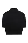 Pinko Beverino Short Sleeve Sweater In Black