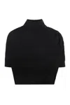 Pinko Beverino Short Sleeve Sweater In Black