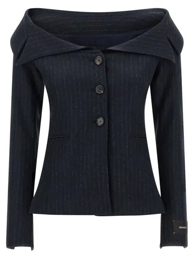 Pinko Biancale Blazer In Black