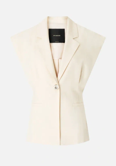 Pinko Floella Giacca Frisottino In Neutral