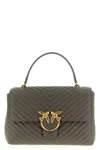 Pinko Love Lady Handbag In Gray