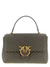 Pinko Love Lady Handbag In Gray