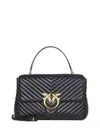 Pinko Big Love Bag Puff Handbag In Black