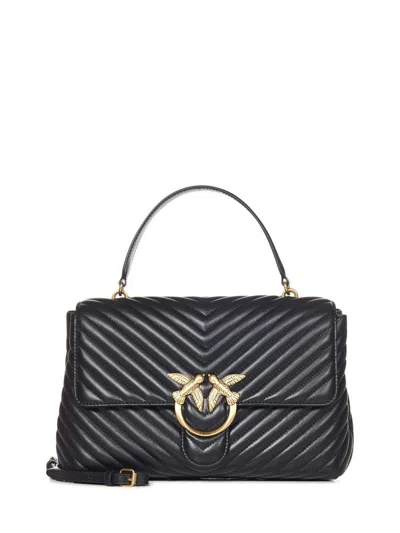 Pinko Big Love Bag Puff Handbag In Black