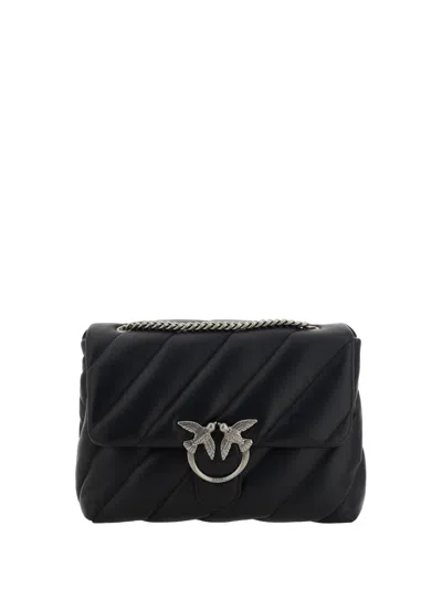 Pinko Big Love Puff Shoulder Bag In Black