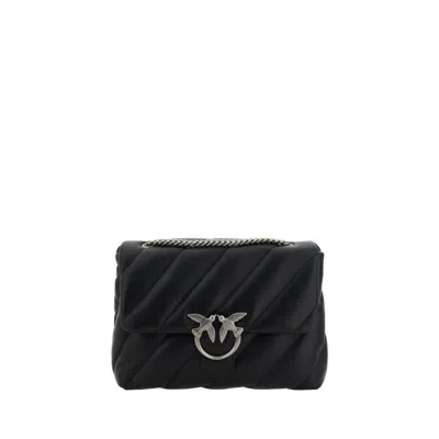 Pinko Big Love Puff Shoulder Bag In Black