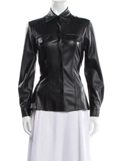 Pre-owned Pinko Biker Jacket In Gray