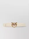 Pinko 'bird Motif' Adjustable Belt With Gold-tone Buckle