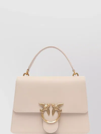 Pinko Bird Top Handle Tote Bag In Neutrals