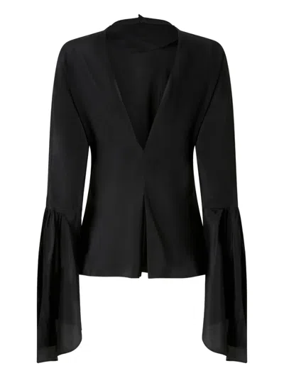 PINKO V-NECK BLOUSE