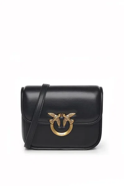 Pinko Amato Daniele Crossbody Bags In Black