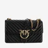 Pinko Love One Classic Shoulder Bag In Black