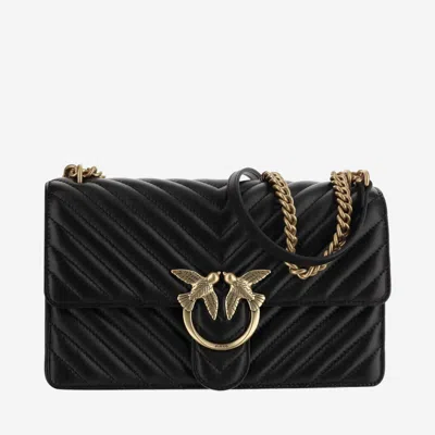 Pinko Women Black Black Love One Classic Crossbody Bag, Onesize Luxury Crossbody Bags For Women Darveys
