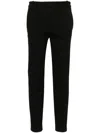 Pinko Tailored Black Trousers With Polished Silhouette In Black