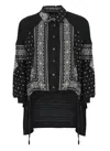 Pinko Bandana Print Button-down Shirt With Adjustable Hem