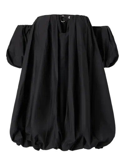 Pinko Black Cotton Dresses