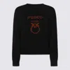 PINKO BLACK COTTON KNITWEAR