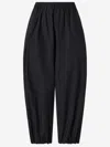 Pinko Lightweight Balloon Pants With Drawstring In Black