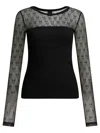 Pinko Patterned Long-sleeve T-shirt In Multi