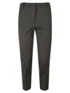 Pinko Black Cropped Leg Pant In Black