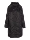 Pinko Black Delma Parka In Black
