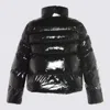Pinko Black Down Jacket In Black