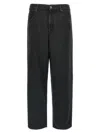 Pinko "estelle Egg Bull Slegato" Jeans In Black