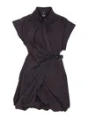 Pinko Draped Mini Dress Belted Waist