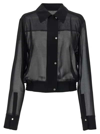 PINKO BLACK GEORGETTE SHIRT