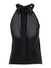 Pinko Sleeveless Vest In Black