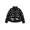 Pinko Puffer Jacket With High Collar In Black
