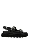 Pinko Open Toe Platform Sole Sandals 'kate 03' In Black