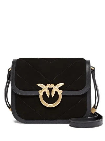 PINKO PINKO BLACK LEATHER BAGS