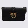 Pinko Love Bag One Medium Handbag In Leather In Black