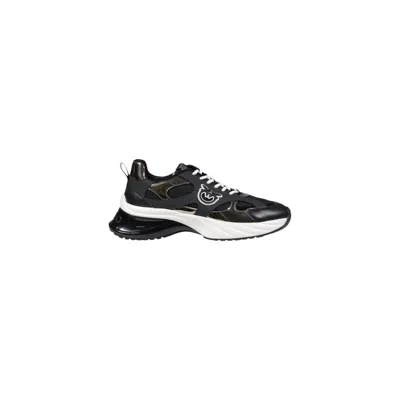 Pinko Black Leather Sneaker