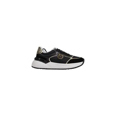 Pinko Sneakers With Love Birds Logo In Black