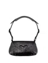 Pinko Black Limousine Block Color Shoulder Bag In Black