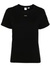 Pinko Basico T-shirt Jersey Old In Black