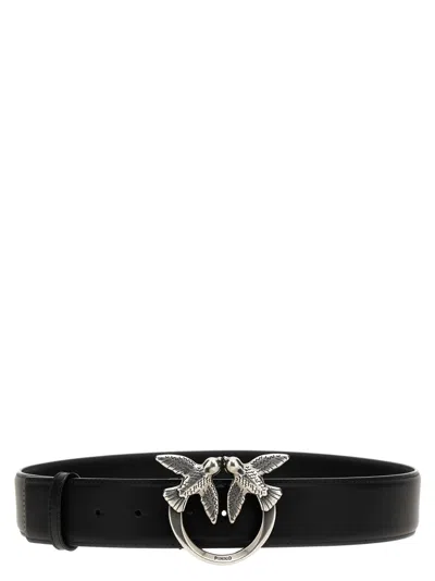 Pinko Black Love Berry Belt